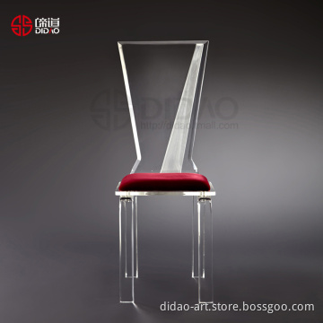 Acrylic LED Wedding Chair (AC908)